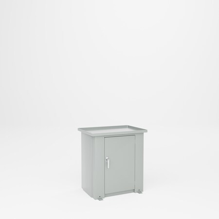 Pucel Drain Top Door Bench, 28 in W x 20 in D x 30 in H, Gray CM-2830