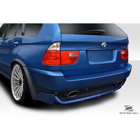 Duraflex 2000-2006 BMW X5 4.8Is Look Rear Lip Spoiler, Signature Black - 1 Piece 113680