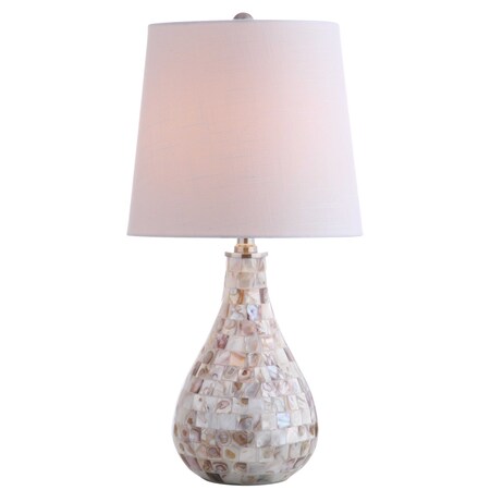 Jonathan Y Mona 20.5" Mini LED Table Lamp, Seashell JYL1024A
