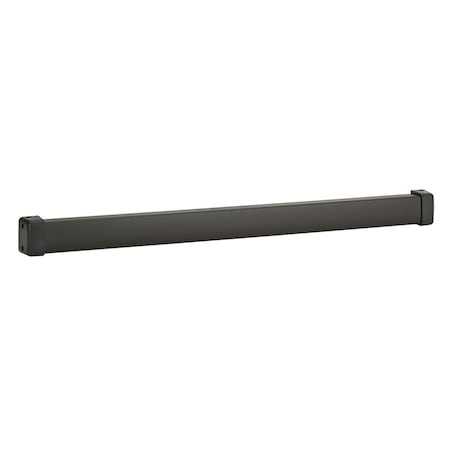 Sdc Push Exit Bar for 48in Door, Black Anodized Finish MSB550Y48