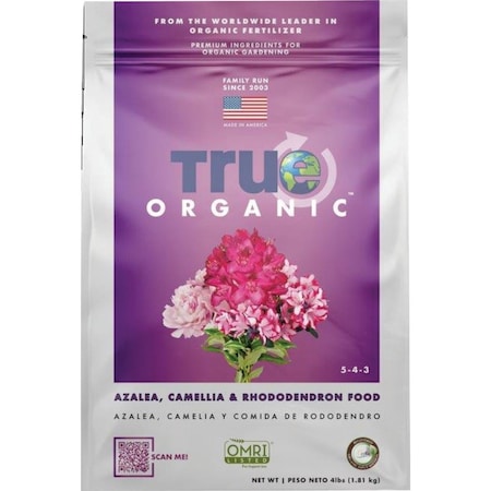 True Organic 4 Lb. 5-4-3 Azalea Camellia & Rhododendron Dry Plant Food R0009