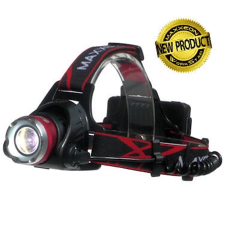Maxxeon 700 Lumen Max 3 Mode Rechargeable Headlamp MNMXN00630