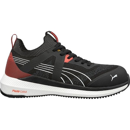 Puma Safety Shoes Athletic Shoe, Black, Men's, 15, M, PR 645165-15-210