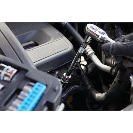 Channellock SAE 3/8'' Drive 12-Point Shallow Socket Set, 9-Piece 357987