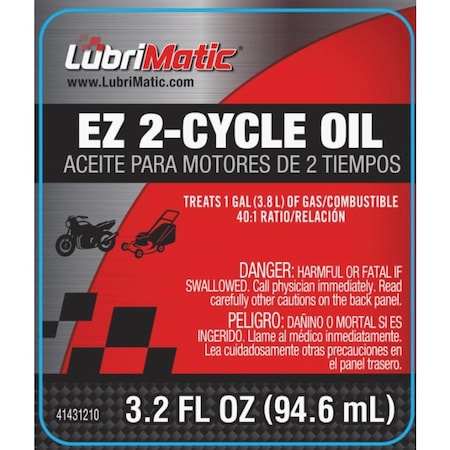 Lubrimatic E-Z 3.2 Oz. 2-Cycle Motor Oil LUBR11524