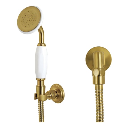 Kingston Brass Hand Shower Kit, Brushed Brass KX1067SE