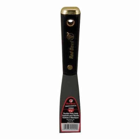 Red Devil 4100 PROFESSIONAL PUTTY KNIFE, 1 .25 W, STEEL BLADE, STIFF BLADE FLEXIBILITY 4101