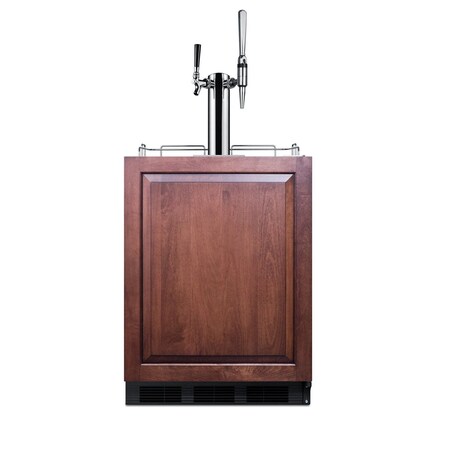 Summit Commercial 24in Wide Built-In Coffee Kegerator, ADA Compliant Panel Not Included SBC58BLBIADAIFCMTWIN