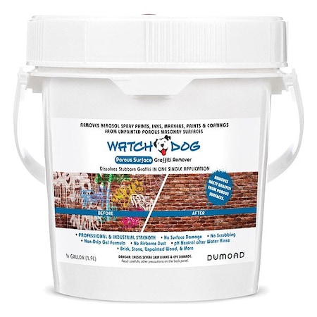 Dumond Graffiti Remover, Bucket, 64oz., Gel 8402