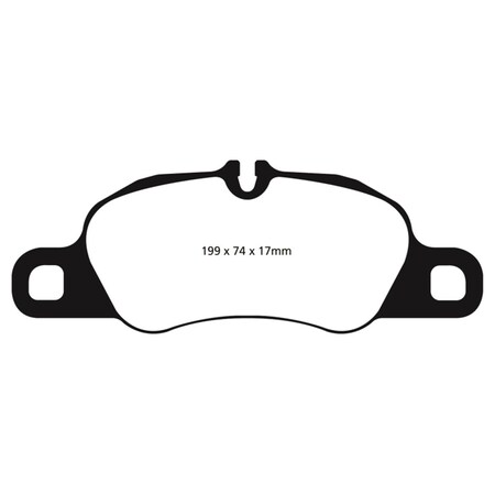 Ebc Yellowstuff Front Brake Pads for 09-12 Porsche 911 3.6 Carrera 2 DP42057R