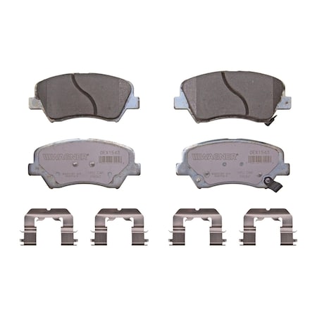 Wagner Brake OEX Front Disc Brake Pad Set Premium Ceramic,  OEX1543