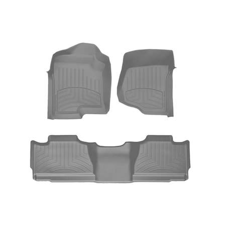 Weathertech Grey, Front and Rear FloorLiner HP 46066-1-3IM