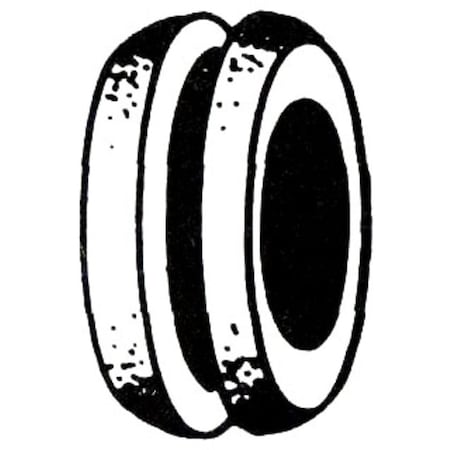 Mulberry Grommet, 1-3/8 in, Rubber 40455