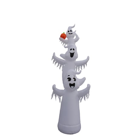 A Holiday Co 20 ft. LED Prelit Three Ghosts Inflatable HL24070B-600