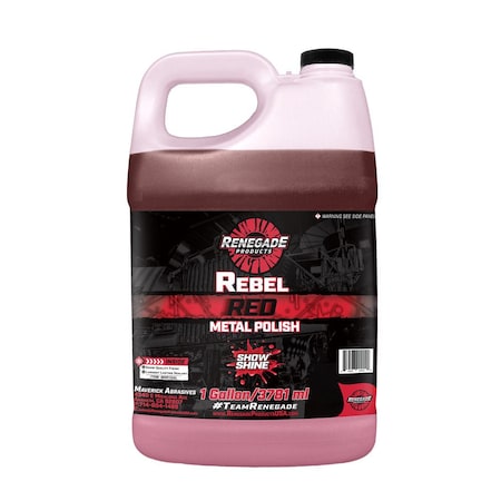 Renegade Products Usa Renegade Red Show Shine Liquid Metal Polish 1 Gallon LFGRPMRR1GAL