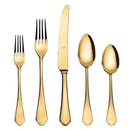 Mepra Dolce Vita Gold Flatware  Set - 5 Pcs. 106422005O