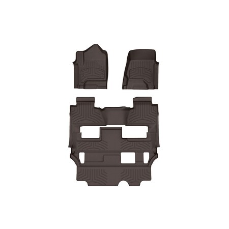 Weathertech Cocoa, Front and Rear FloorLiner HP 47607-1-5IM