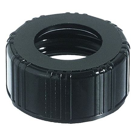 Qorpak Lab Bottle Caps, Black, 20 mm Dia, PK6300 CAP-00330