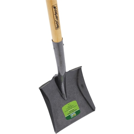 Best Garden 44'' Wood Handle Square Point Shovel 710537