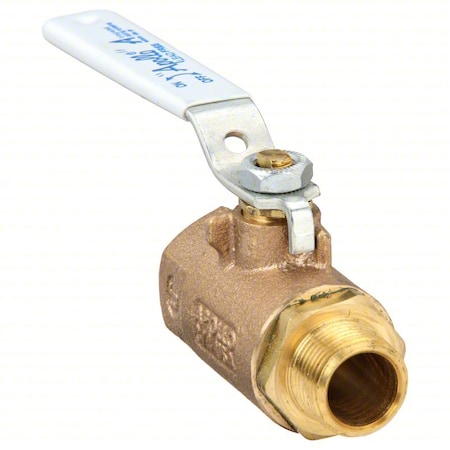 Apollo Valves 3/4" FNPT x MNPT Bronze Ball Valve Inline 70LF80401