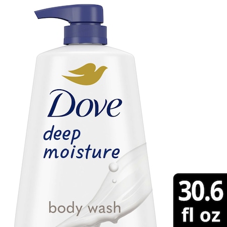 Dove Deep Moisture Body Wash with Pump, 30.6 Ounce, 3PK 62681563