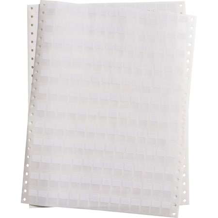 Brady DATAB Self-Laminating Vinyl Lbls 0.75 in H x 0.5 in W White, Clear 10000/PK, 10000PK DAT-30-292-10