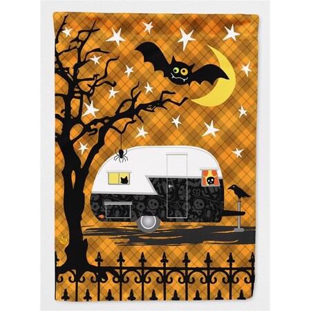 Carolines Treasures Halloween Vintage Camper Flag Canvas House Size VHA3020CHF