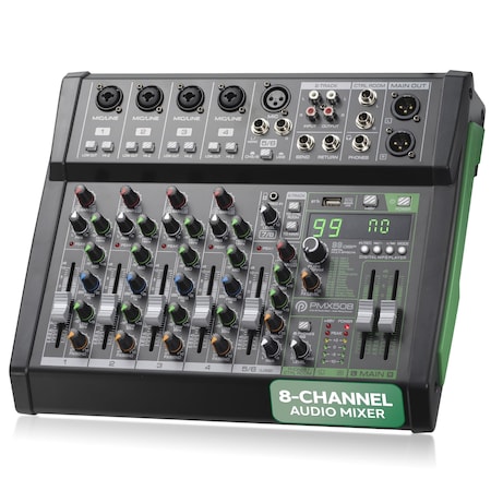 Pyle 8 Channel Audio Mixer PMX508