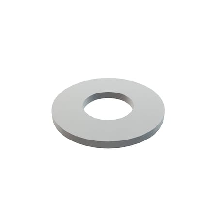 Zoro Select Flat Washer, For Screw Size 5/8" , Aluminum 300 PK 62WFAL