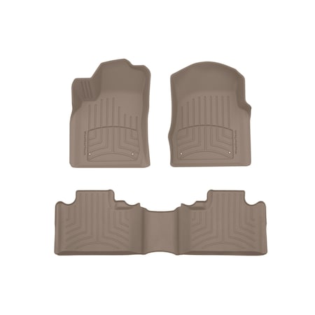 Weathertech Tan, Front and Rear FloorLiner HP 454851-453244IM