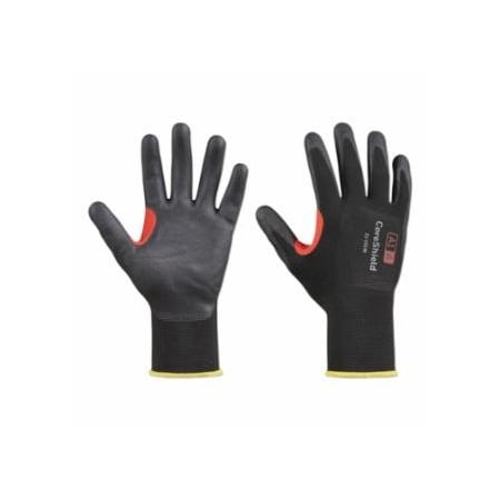 Honeywell CoreShield, A1/A Coated Cut Resistant Gloves, 10/XL, Nylon Black Liner, Nitrile Micro-Foam Black 582-21-1515B/10XL