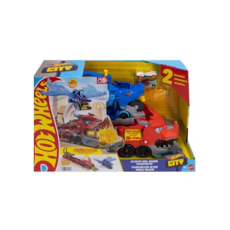 Hot Wheels Ultimate Dual Dragon Track Set JBM72