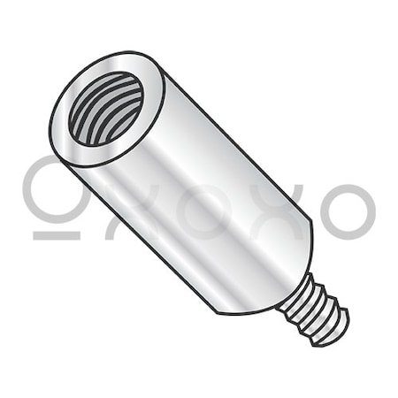 Oxoxo 6-32X1/2 One Quarter Round Male Female Standoff Aluminum, 1000PK 250836