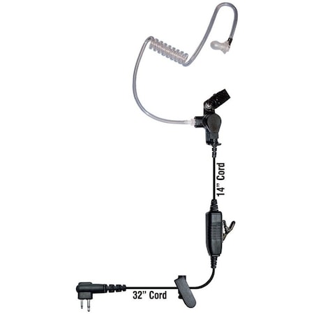 Klein Electronics Inc Blackbox Star Earset - Mono - Wired - Earbud - Monaural - In-ear Star-M1