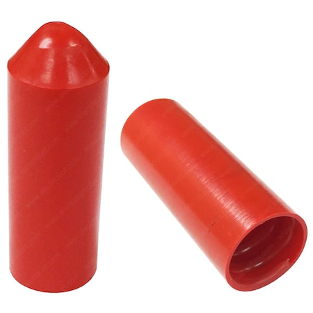 Switch On Heat Shrink End Cap, Dual Wall, 3:1 I.D. Shrink Ratio, Red SW3578811