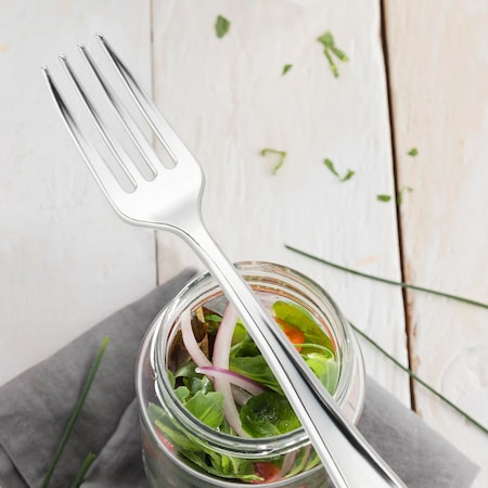 Smarty Had A Party Shiny Metallic Silver Mini Plastic Disposable Tasting Forks (960 Forks), 960PK 780-SV-CASE