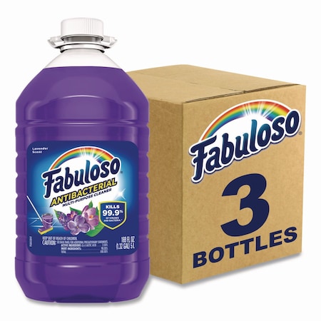Fabuloso Cleaners & Detergents, Bottle, Lavender, 3 PK 61018224