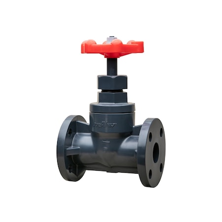 Asahi Valve, Globe, 3/4", PVC, Flanged 1262007