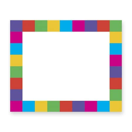 Trend Enterprises Rainbow Plaid Terrific Labels, PK216 T68015