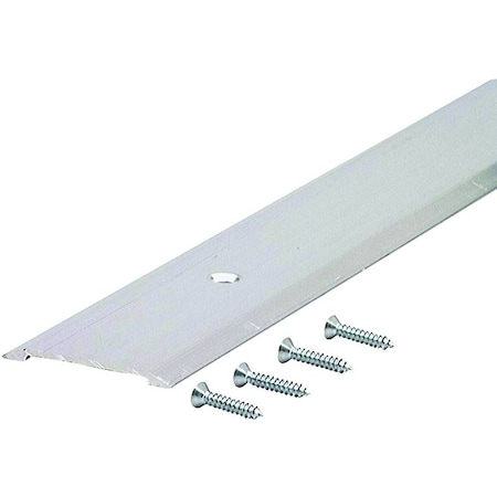 M-D Building Products Saddle Threshold, 36 in L, 134 in W, Aluminum 11056