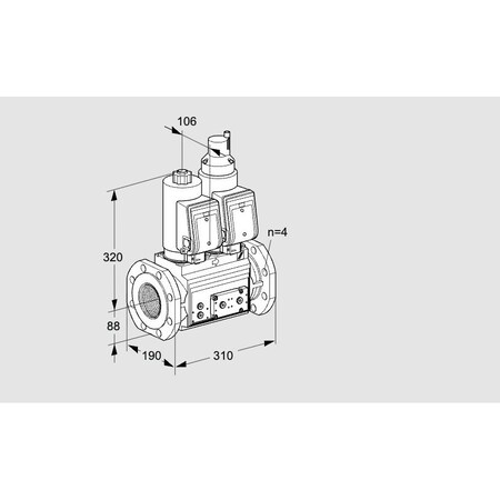 Honeywell Kromschroder VCS7T80A05NLQSRE/PPPP/PPVP KS88206994