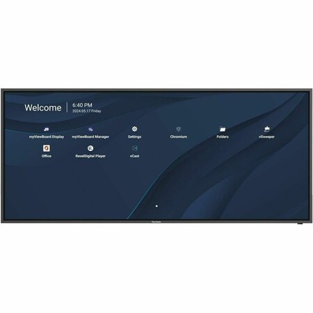 Viewsonic 105-INCH ULTRA-WIDE DISPLAY, 21:9 ASPECT RATIO, 5120 X 2160 RESOLUTION, 500 CD/M CDE105UW