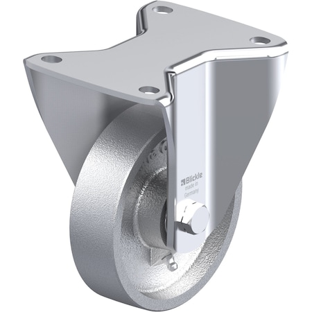 Zoro Select Plate Caster, 990 lb. Load Rating BH-G 125K-3