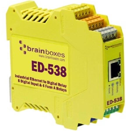 Brainboxes Ltd Ethernet To Digital Io Relay ED-538