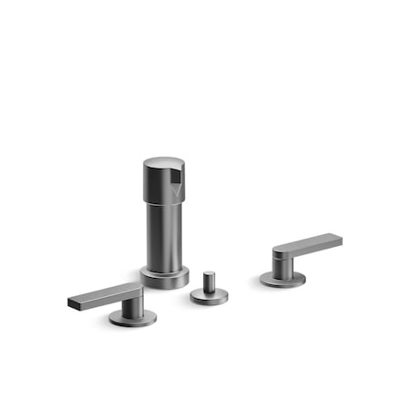 Kohler Composed Widespread bidet faucet with lever handles 73077-4-BGP