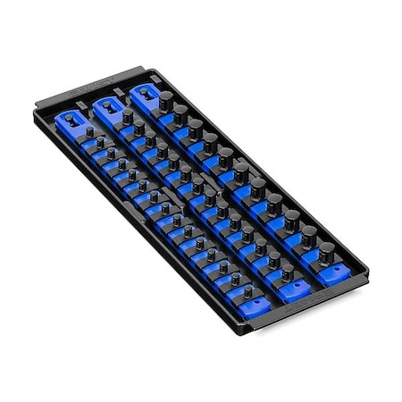 Ernst Manufacturing Socket Organizer, Blue, 5 5/16" D 8491