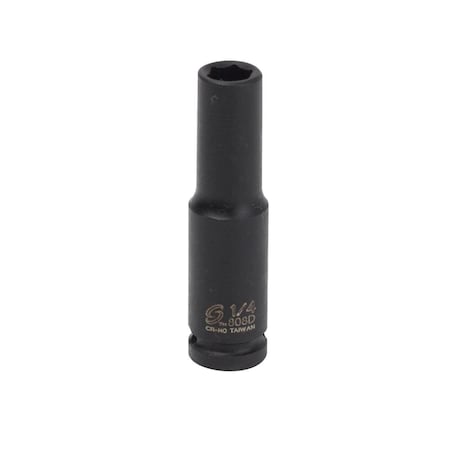 Sunex 1/4 in Drive 1/4 in Deep Impact Socket 808D