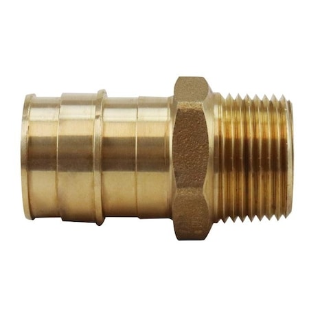 The Mosack Group 3/4 BRASS PEX-A X 1/2 MALE ADAPTER EPXMA3412
