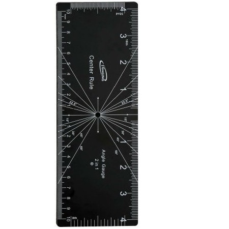 Igaging Center Rule, 8inx3in 34-C08