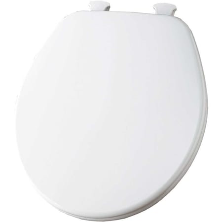 Church Round Closed Front Toilet Seat in White 540EC 000